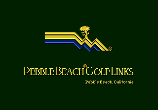 Pebble Beach Golf Links screenshot 4 for Sega Mega Drive
